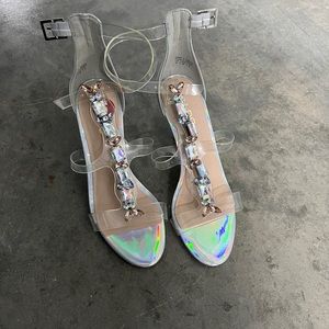 Aldo Bedazzled Heels.